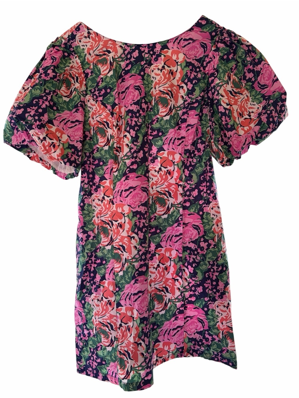 Melloday | Floral Puff-Sleeve Dress